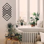 Wallity Geometry Escultura de pared Negra